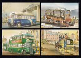 IRELAND 1993 Irish Buses: Set Of 4 Postcards MINT/UNUSED - Interi Postali