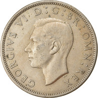 Monnaie, Grande-Bretagne, George VI, 1/2 Crown, 1950, TTB, Copper-nickel, KM:879 - K. 1/2 Crown