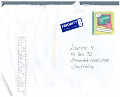 (Y 17 Large) Finland - Cover Posted To Australia (POSTCROSSING Stamp) - Lettres & Documents