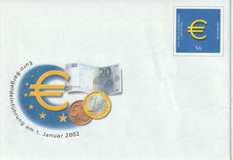 GERMANY 2002 Introduction Of The Euro: Pre-Paid Envelope MINT/UNUSED - Enveloppes - Neuves