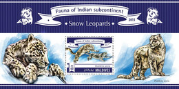 Maldives  2015 Fauna  Snow Leopards - Maldives (1965-...)