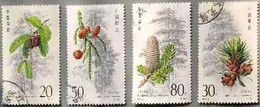 China 1992 Plant 4v Used - Used Stamps
