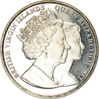 Monnaie, BRITISH VIRGIN ISLANDS, Dollar, 2012, Franklin Mint, Reine Elizabeth - Islas Vírgenes Británicas