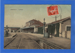 07 ARDECHE - ANNONAY La Gare, Toilée Couleur - Annonay