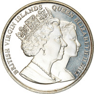 Monnaie, BRITISH VIRGIN ISLANDS, Dollar, 2012, Franklin Mint, Reine Elizabeth - Islas Vírgenes Británicas