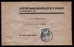 A6880) Czechoslovakia CSR Vollständiges Zeitungsstreifband Nach Wien Mit EF Zeitungsmarke 5 H - Briefe U. Dokumente
