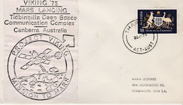 N°947 N -lettre (cover) -Viking 75 Mars Landing-Australia- - Océanie