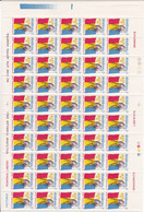 ROUMANIE, N° 3868 (Yvert Et Tellier) En Feuille Entière De 50 Timbres Neufs (qualité **) - Ganze Bögen