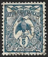 Nouvelle Calédonie  1922-28 -   Y&T  114 -   Cagou  5c -  Oblitéré - Oblitérés