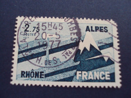 1970-79- Oblitéré N° 1919   "  Région Alpes "   " La Garenne Colombes"   Net   0.50 - Used Stamps