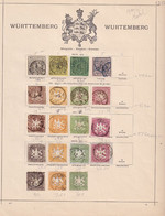 Germany, Wurttemberg,  Post Stamps - Otros & Sin Clasificación