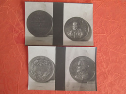 2 CARTES PHOTOS MONNAIE ST VINCENT DE PAUL . PATRONNAGE DES APPRENTIS ET JEUNES - Münzen (Abb.)