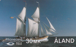 Aland, MD-007,The Galley Albanus, Sailingship, 2 Scans.   20FINC - Aland