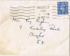 38461. Carta CHISLEHURST (England) 1950 To Chingford - Sin Clasificación