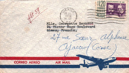 MEXIQUE /  AIR MAIL  / LETTRE POUR LA FRANCE AJACCIO / 1959 - Mexico