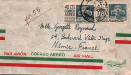 MEXIQUE  / AIR MAIL / LETTRE POUR LA FRANCE / 1953 - Mexico