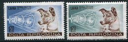 ROMANIA 1957 Space Flight Of Laika LHM / *.  Michel 1684-85 - Nuevos