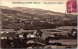 69 - FLEURIEU Sur SAÔNE --  Vue Générale Et L'Eglise - Feyzin