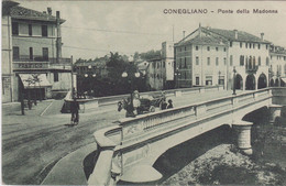 CONEGLIANO - TREVISO -  PONTE DELLA MADONNA - CARTOLINA VIAGGIATA NEL 1926 - - Treviso