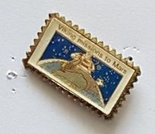Pin's  Forme  Timbre  Spatial  Viking  Missions  To  Mars, U S A  15 C - Avions