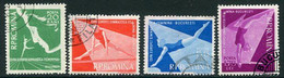 ROMANIA 1957 Women's Gymnastics Championship Used  Michel 1639-42 - Gebruikt