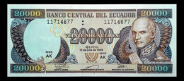 # # # Banknote Aus Ecuador 20000 Sucres 1999 UNC # # # - Equateur