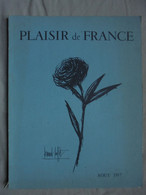 Ancien - Revue "Plaisir De France" Août 1957 - Haus & Dekor