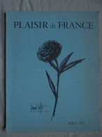 Ancien - Revue "Plaisir De France" Août 1957 - Huis & Decoratie