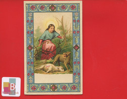 Jolie Image Pieuse Religieuse Saint Loup Brebis Tuée - Devotion Images