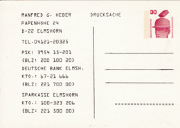 BRD, PP 068 B2/003,  Unfall 30, MANFRED G. HEBER - Cartoline Private - Nuovi