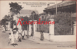 Afrique Occidentale Francaise Sénégal Dakar Boulevard Pinet-Laprade - Hôtel De Ville Compagnie Francaise De Charbonnages - Senegal