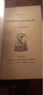 Les Trophées JOSE-MARIA DE HEREDIA Alphonse Lemerre 1952 - Auteurs Français