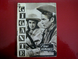 Giant 1956 - Elizabeth Taylor, Rock Hudson, James Dean - PORTUGAL MAGAZINE - CINE ROMANCE Nº 12 - Tijdschriften