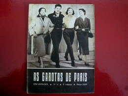 Mademoiselle De Paris 1955 - Jean-Pierre Aumont, Nadine Basile, Raphaël Patorni - PORTUGAL MAGAZINE - CINE ROMANCE Nº 4 - Revistas & Periódicos