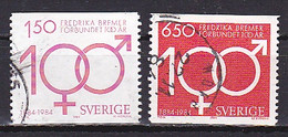 Sweden, 1984, Fredrika Bremer Assoc. Centenary, Set, USED - Gebruikt