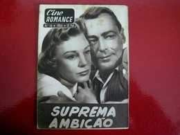 The McConnell Story 1955 - Alan Ladd, June Allyson, James Whitmore - PORTUGAL MAGAZINE - CINE ROMANCE Nº 18 - Revues & Journaux