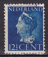 Netherlands, 1940, Queen Wilhelmina, 12 1/2c, USED - Usados