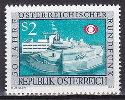 Austria, 1974, Austrian Broadcasting 50th Annniv, 2s, MNH - 1971-80 Unused Stamps