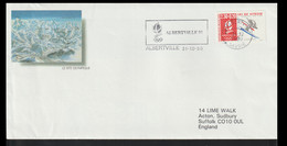 France Cover Olympic Games 1992 - Posted Albertville 1990 (LE30) - Winter 1992: Albertville