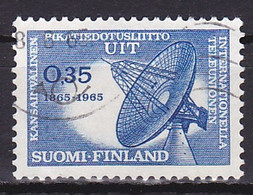 Finland, 1965, ITU Centenary, 0.35mk, USED - Used Stamps