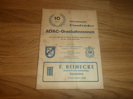 Grasbahn , Osnabrück , 3.07.1966 , Grasbahnrennen , Programmheft / Programm / Rennprogramm , Program !!! - Motos