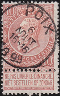 Belgie   .    OBP    .    57     .     O      .       Gebruikt   .   /   .   Oblitéré - 1893-1900 Fijne Baard