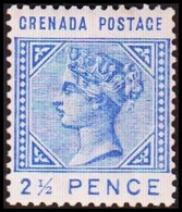 1883. GRENADA. Victoria. 2½ PENCE.__  Never Hinged. (MICHEL 17) - JF410611 - Grenada (...-1974)
