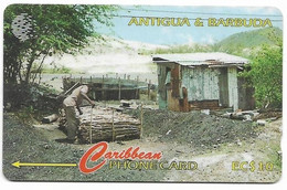 Antigua & Barbuda, Caribbean, Used Phonecard, No Value, Collectors Item, # Antigua-25  Shows Wear - Antigua And Barbuda