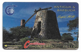 Antigua & Barbuda, Caribbean, Used Phonecard, No Value, Collectors Item, # Antigua-27  Shows Wear - Antigua En Barbuda