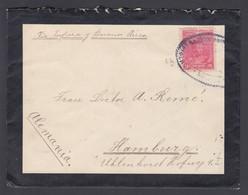 1903. BOLIVIA. 20 C. On Mourning Cover To Hamburg Transit Cancel ReverseBUENOS AIRES ... (Michel 63) - JF368775 - Bolivie