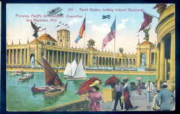 Cpa Etats Unis San Francisco 1915 Yacht Harbor Looking Toward Esplanade  Panama Pacific Exposition AVR20-189 - San Francisco