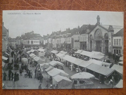 CPA - SELECTION - COURTENAY - La Place Du Marché - Courtenay