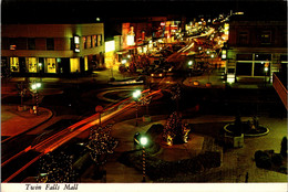 Idaho Twin Falls Mall Downtown Main Street At Night - Twin Falls