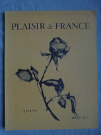 Ancien - Revue "Plaisir De France" Mars 1957 - Huis & Decoratie